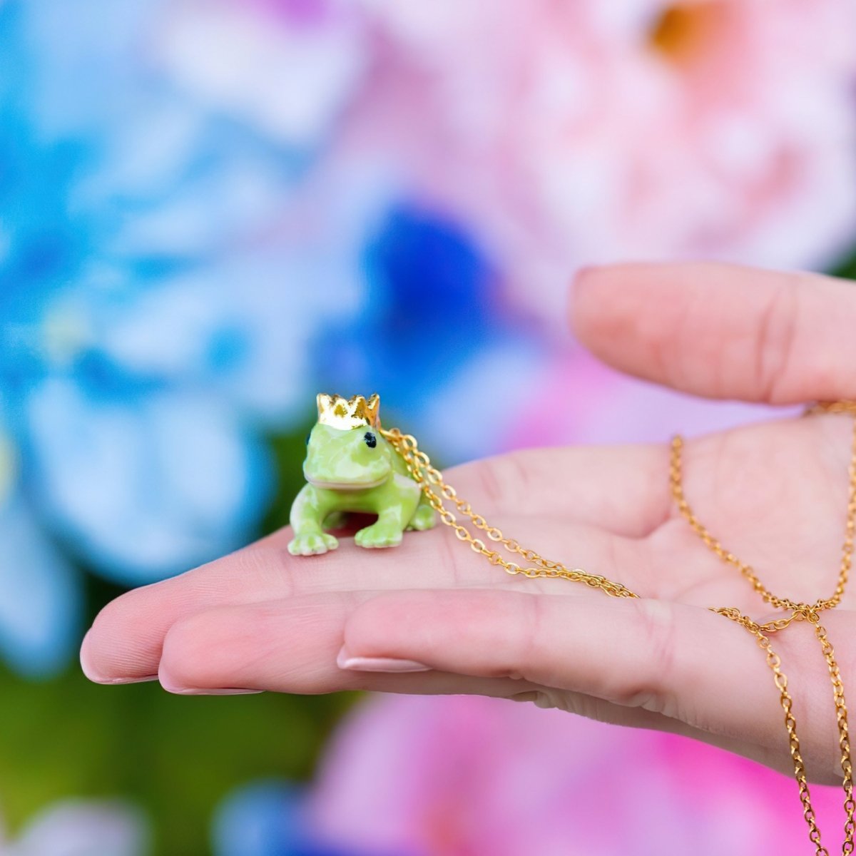 Solid 18ct Gold Micro Michael Rodent Pendant and Chain - The Great Frog